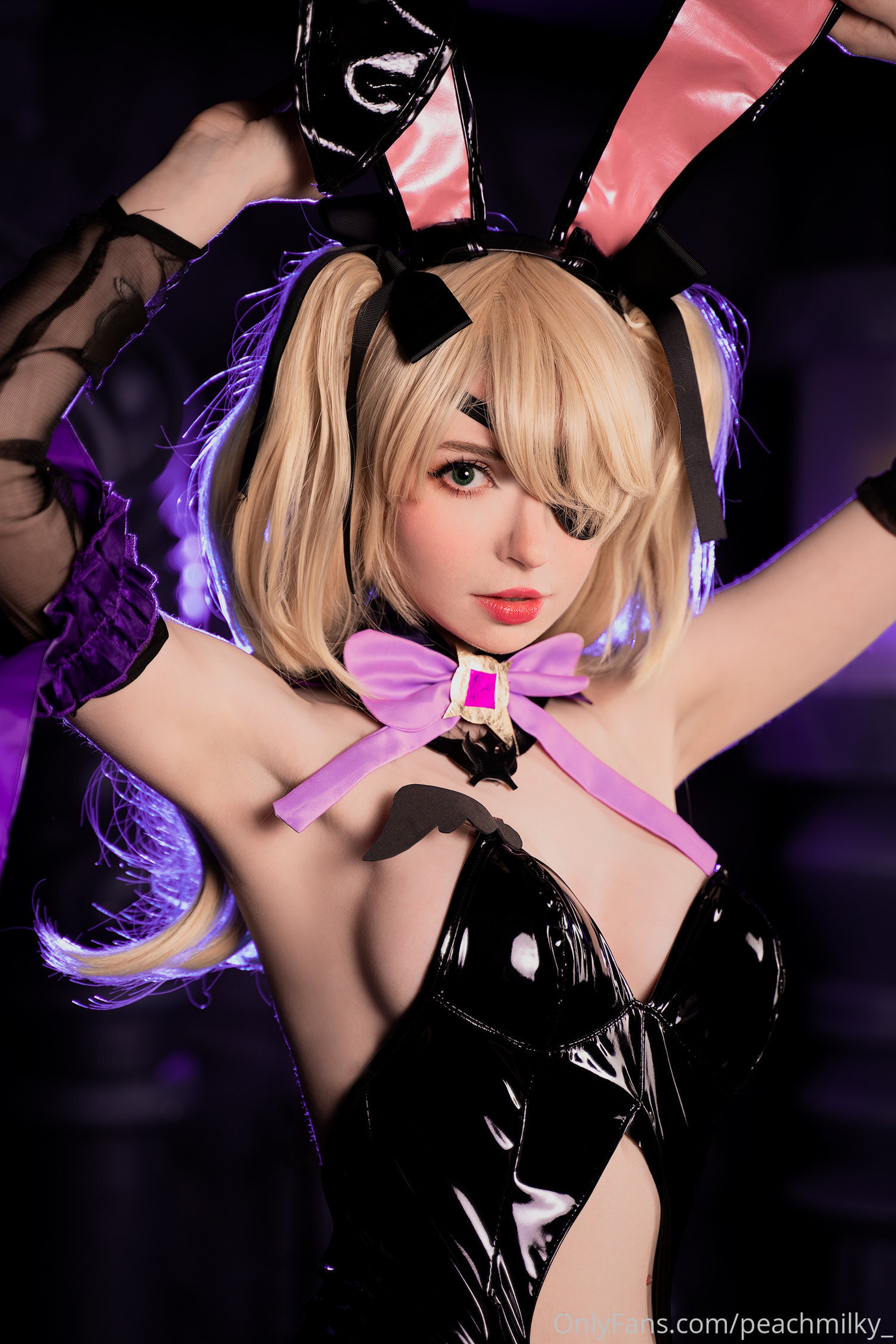 Peach milky - NO.015 Fischl Playboy Bunny Genshin Impact[24P]-XikXak
